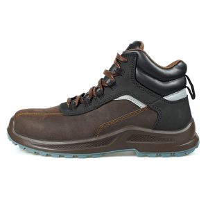 slip resistant work shoes with leather upper product photo for wet or lightly oily surfaces