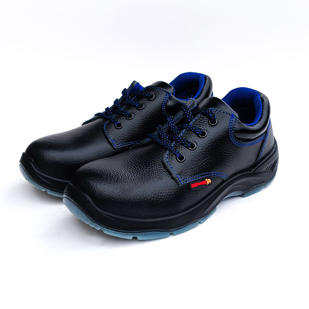 split leather safety shoes outsole detail