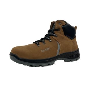 leather steel toe safety shoes product photo for machine-shop toe impact risk