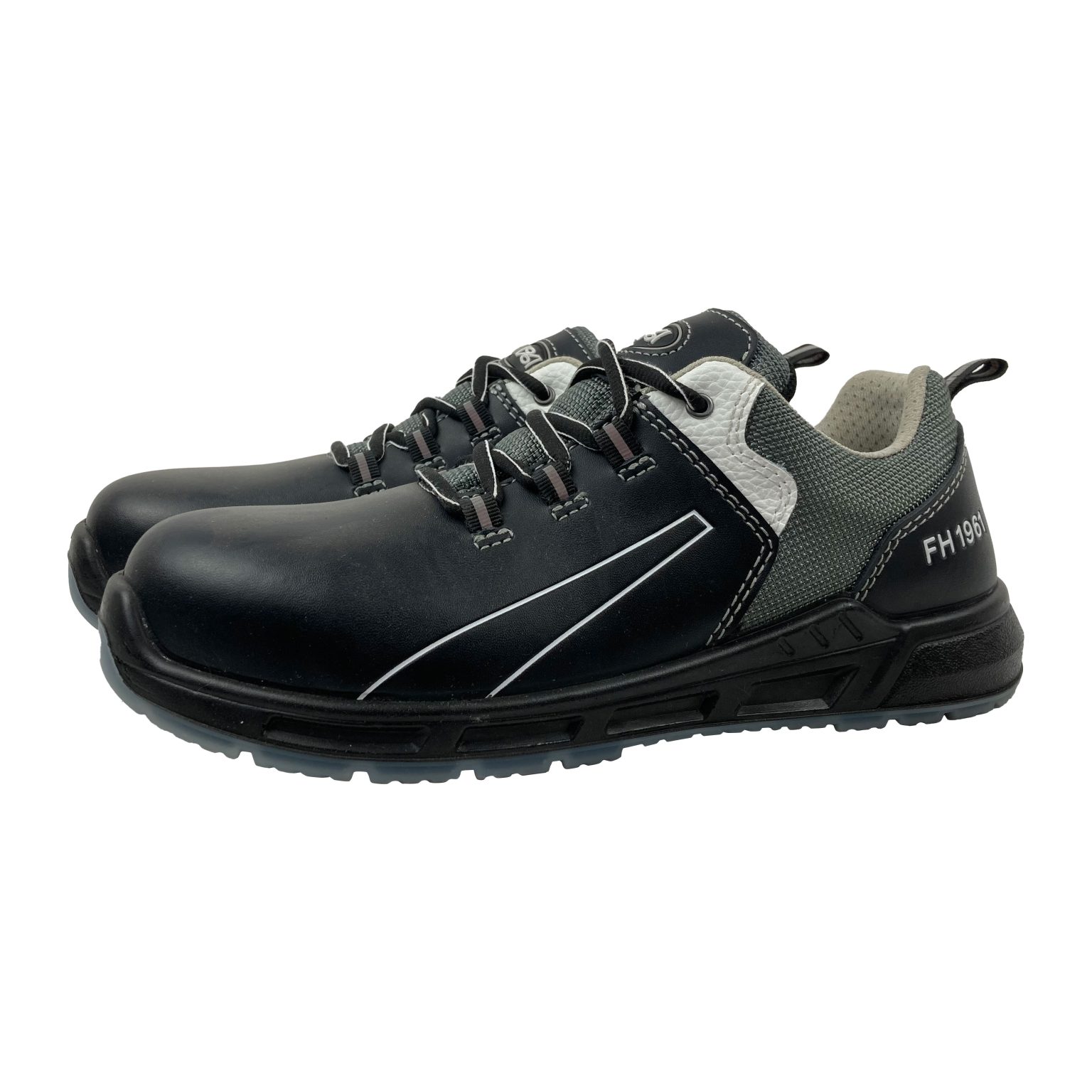 breathable leather safety shoes outsole detail