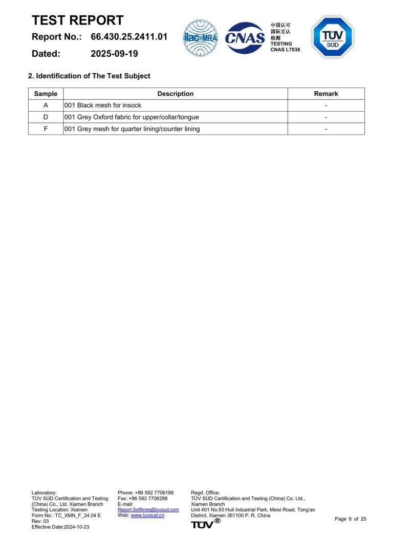 Safety Shoe Test Report - Page 6 image
