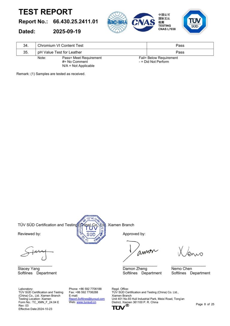 Safety Shoe Test Report - Page 8 image