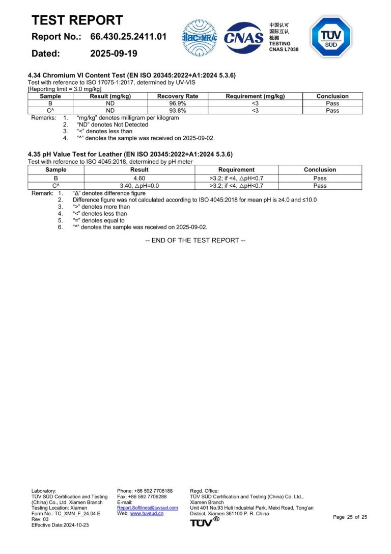 Safety Shoe Test Report - Page 25 image
