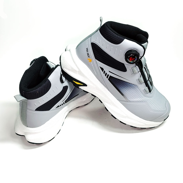 Rear Side View Ankle Safety Shoes with Cushioned Outsole